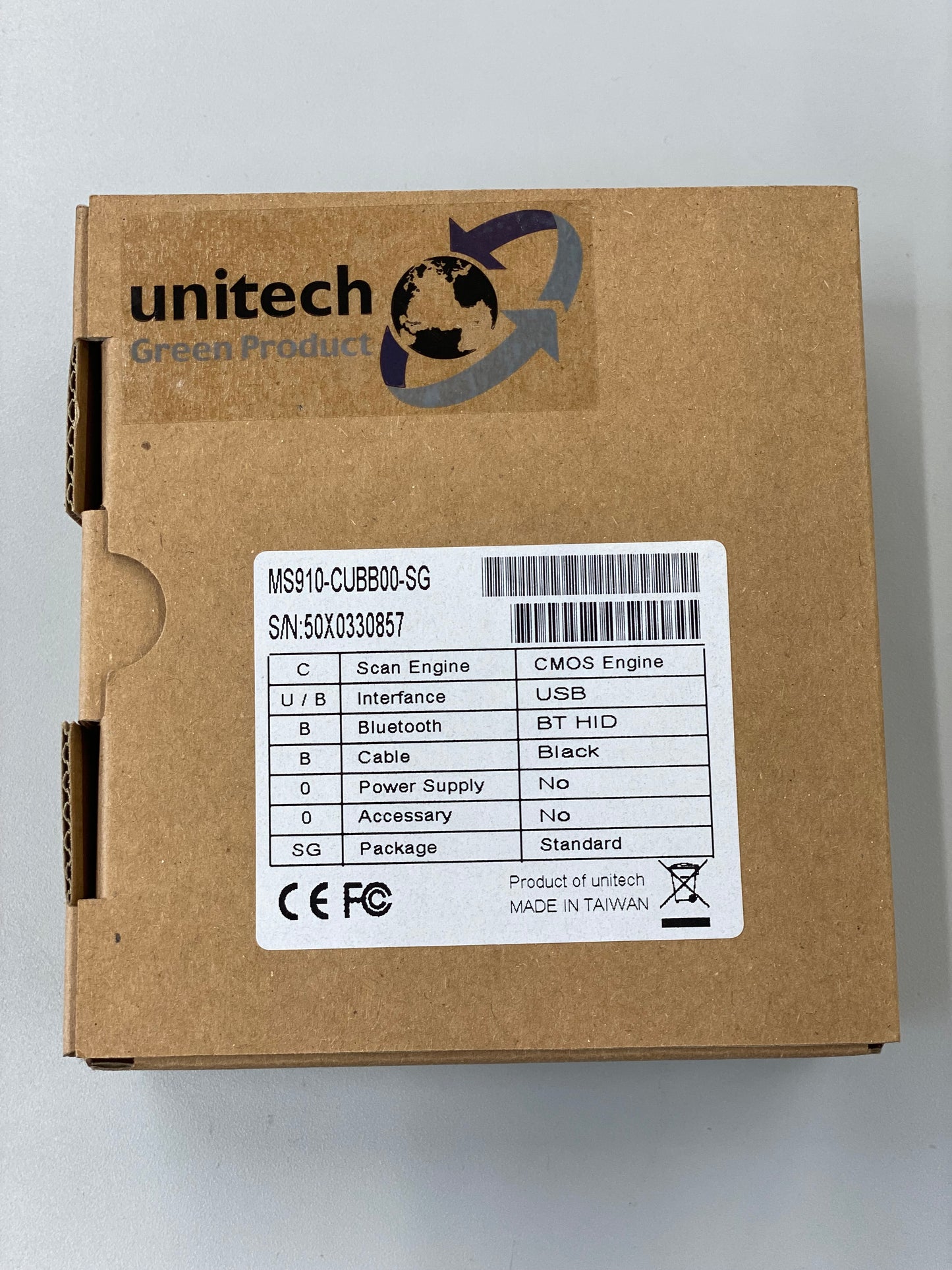 【未使用品】ユニテック・ジャパン MS910ワイヤレスCCDスキャナ ポケットタイプ MS910-CUBB00-SG