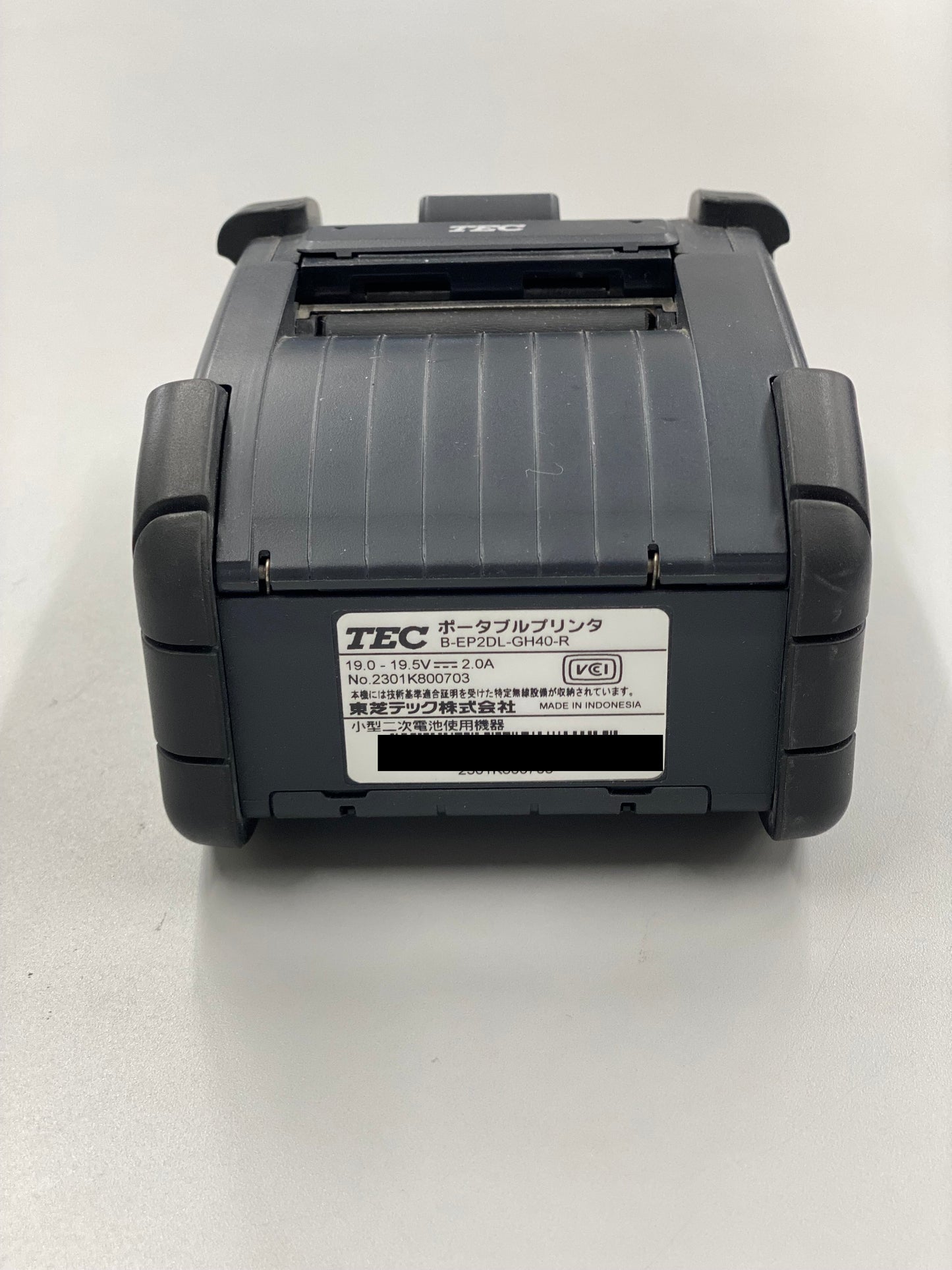【中古品】東芝テック 2インチ幅ポータブルプリンタ B-EP2DL-GH40-R(無線LANタイプ)