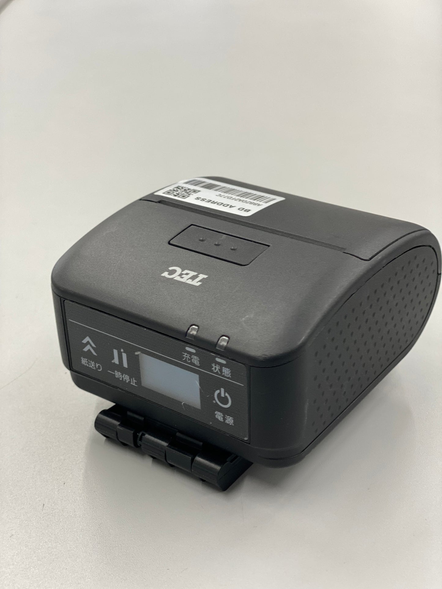 【中古品】東芝テック ポータブルプリンタ B-LP2D B-LP2D-GS30-R