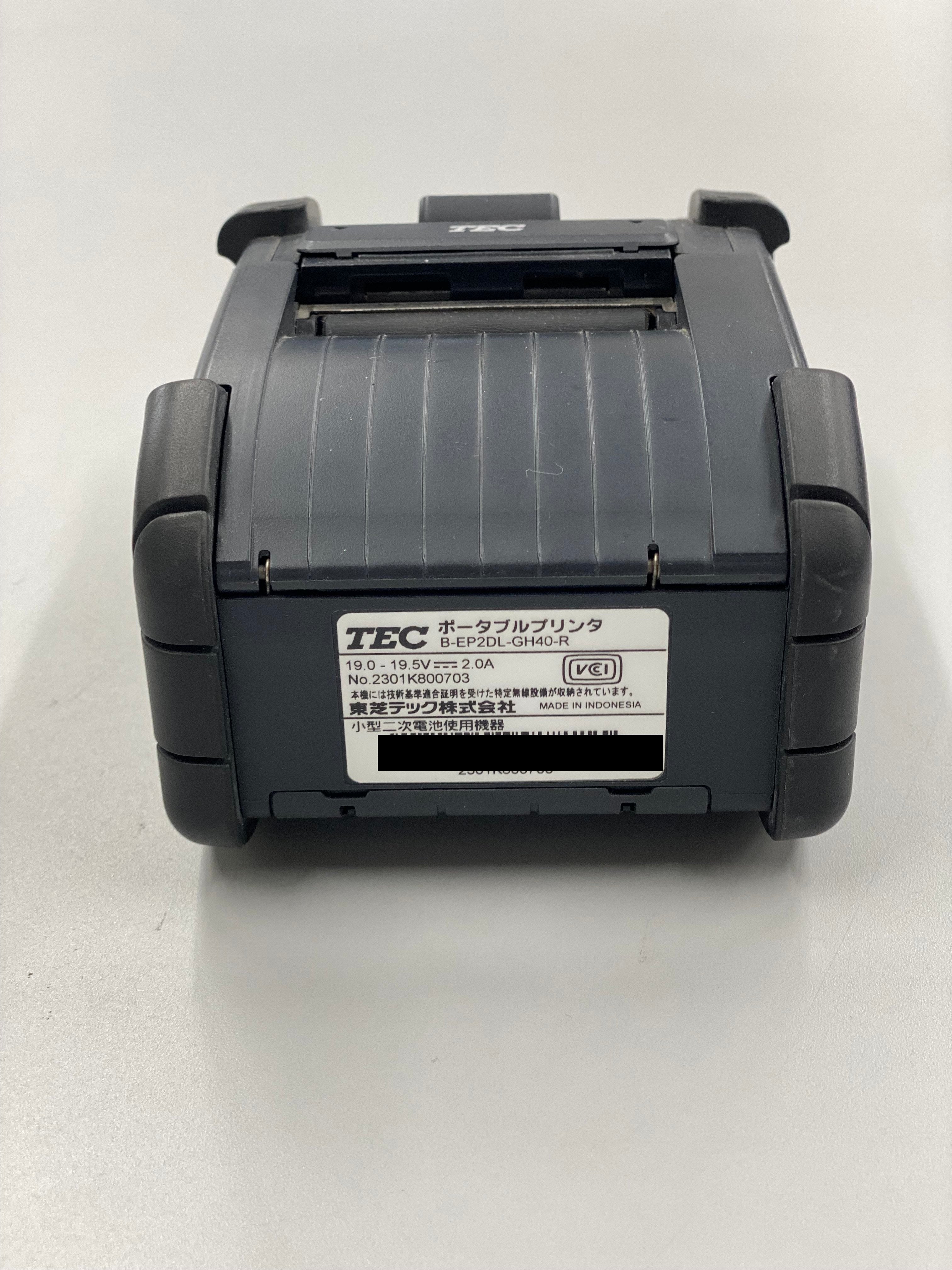 中古品】東芝テック 2インチ幅ポータブルプリンタ B-EP2DL-GH40-R（無線LANタイプ） – DXデバイスストア